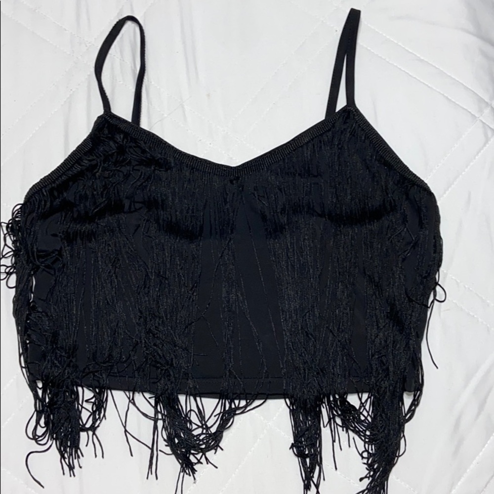 Fringe Crop Cami Fashion Nova